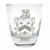 Laser Engraved Low Ball Whiskey Glass