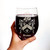 Laser Engraved Stemless Wine Glass