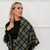 Homespun Tartan Fabric Tam & Shawl
