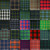 homespun tartan swatch grid