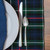 tartan napkin