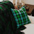 Tartan throw blanket