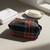 Homespun Tartan Zipper Box Pouch