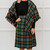 Homespun Wool Blend Kilted Skirt