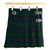 Black Watch Modern Homespun Wool Blend Kilt 31W 25L