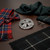 boss style kilt plaid brooch with cutout design for tartan.
