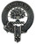 Scottish Clan Crest Pewter Cap Badge