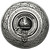 clan crest round belt buckle