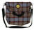 OUTLANDER Tartan Messenger-Style Tote Bag Poly-Viscose