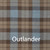 OUTLANDER Tartan Messenger-Style Tote Bag Poly-Viscose