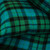 Wool Tartan Throw Pillow - Green/Blue