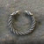 Bronze Celtic Raven Torc Bracelet medium weight braid