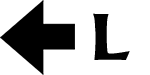 L left arrow