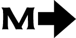 M right arrow