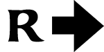 R right arrow