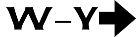 W-Y right arrow