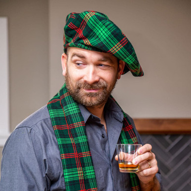 Tartan Tam and Scarf Set – Homespun Wool Blend | 80+ Tartans Available