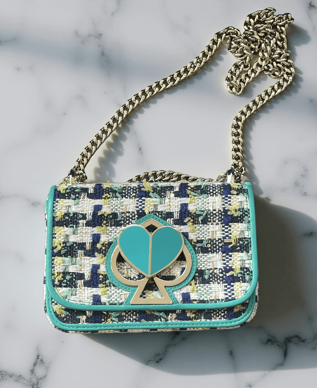kate spade バッグ Kate Spade Tweed Heart Twistlock Bag | The Shopping Cart SA