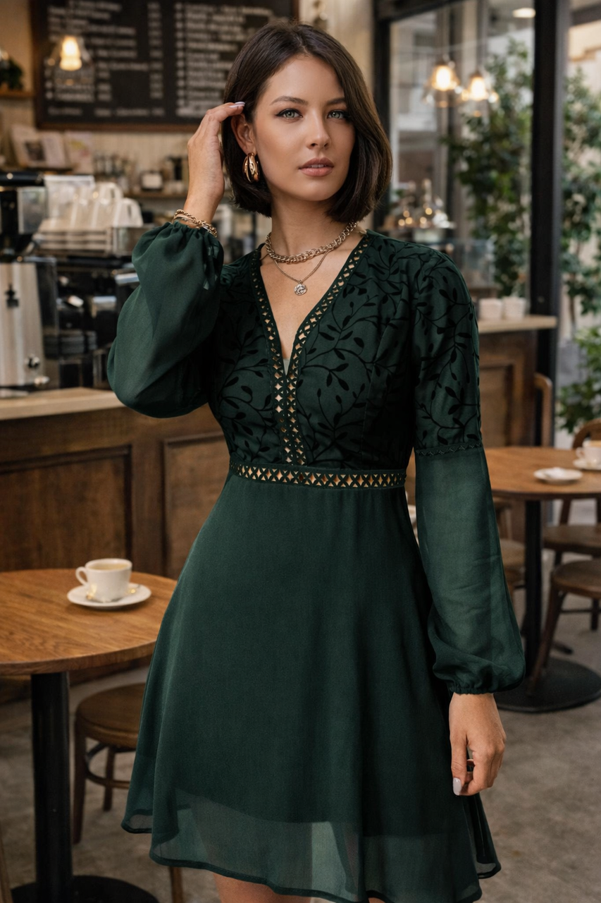 dark green cut out dress Gomeza Strapless Cut Out Maxi Dress Dark Green