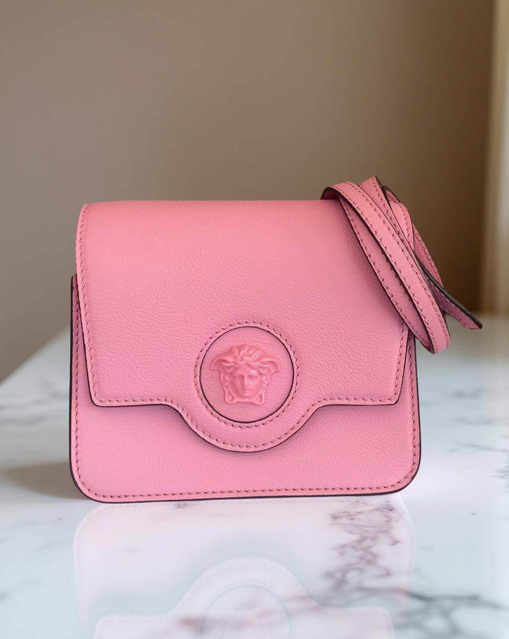 Versace Medusa Pink Mini Crossbody Bag | The Shopping Cart