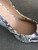 Aldo Snake Print High Heels – right heel inner lining showing storage-related peeling on inner left side