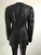 Alexander Wang Black Open Tie Jacket back view showing open spine split and sleek tailoring