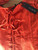 Cotton On Orange Lace-Up Crop Top close up of lace-up detail, ruched stitching & black COTTON-ON card tag