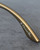 Christian Dior Oversized Sunglasses inner temple arm showing gold brown frame with white Christian Dior logo