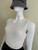 Khaos Monochrome Crochet Mini Dress Close-up front of intricate white crochet detail, sleeveless cut & round neck