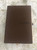 Louis Vuitton Monogram Trifold Wallet full view of original LV brown box with slide pull handle