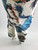 Shein Chinese Dragon Bodycon Maxi Dress – close-up of back slit below knees with multicolor dragon print near hem.