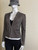 Truworths Classic Blazer angled front view highlighting cropped hem, padded shoulders & like-new condition