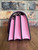 Versace Medusa Pink Mini Crossbody Bag Left side with compact structure, black trim & detail stitching