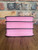 Versace Medusa Pink Mini Crossbody Bag base with triple-panel design, structured base & black trim detail