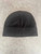 Versace Medusa Wool Beanie - back view flat lay showing black wool and no print