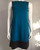 Woolworths Teal Sleeveless Mini Dress front view with brown contrast hem, clean shift cut & soft fabric finish