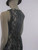 Woolworths Snake Print Sleeveless Dress – back view showing snake print fabric & exposed back zip