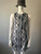 Woolworths Snake Print Sleeveless Dress – full front view on mannequin showing fitted waist & mini length