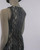 Woolworths Snake Print Sleeveless Dress – back view showing snake print fabric & exposed back zip