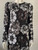 Michael Kors Metallic Floral Sequin Mini Dress closer front showing all over sequin flowers with black base