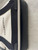 Balenciaga Cabas XS Ivory Canvas Tote & Pouch base view showing pristine black leather base & off-white canvas