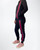 Love Moschino Black Hooded Logo Tracksuit angled side view highlighting pink tape with branding & hearts