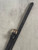 Woolworths Charcoal Square Buckle Skinny Belt front view in matt finish with matching keeper & gold square buckle