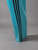 Adidas Blue Firebird Track Pants side view of leg showing Adidas 3 strips running down the leg & ankle zips