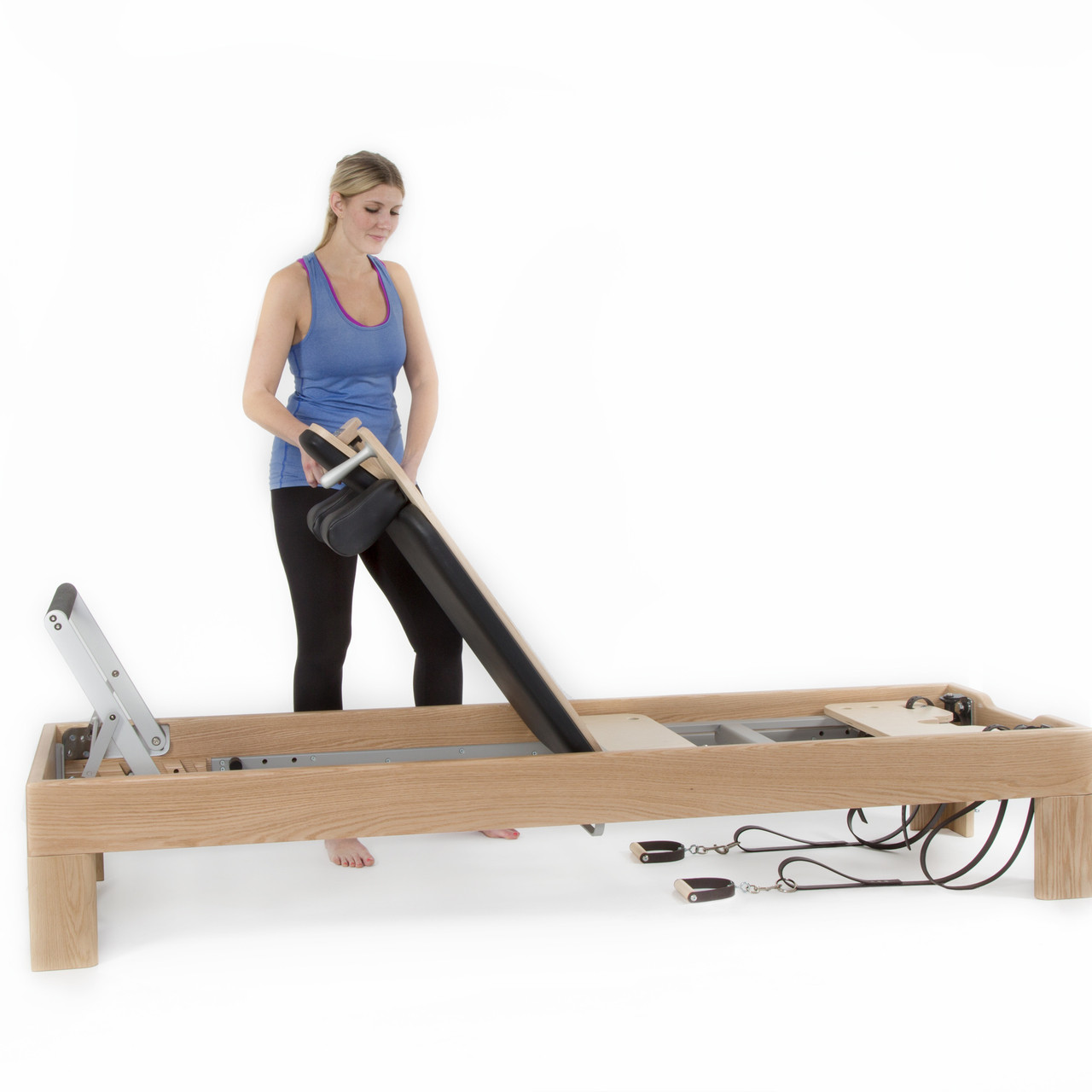 PEAK PILATES Professional Studio Artistry® Reformer with Rope for