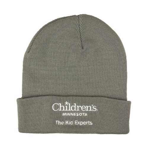 Otto Cap 12" Classic Knit Beanie with Cuff - Gray