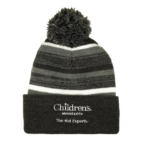 Fleece Lined Knit with Cuff - Grey/Grey