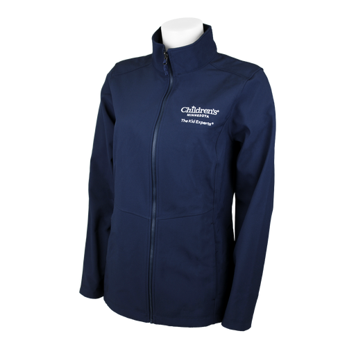 Fitted Port Authority Collective Soft Shell Jacket-Navy