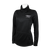 Fitted Smooth Fleece 1/4 Zip - Black