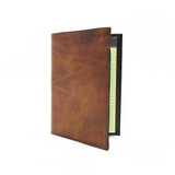 Buffalo Leather Small Padfolio with Pocket